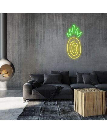 Pineapple Neon Sign Create a tropical vibe in your kitchen or bar