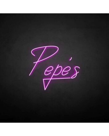 &#39;Pepe&#39; neon sign