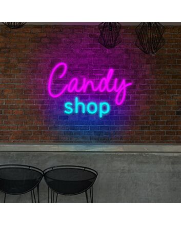 Candy Shop Neon Sign Add sweetness to your candy shop or kitchen