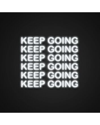 Keep Going Neon Sign Motivate yourself with this encouraging sign