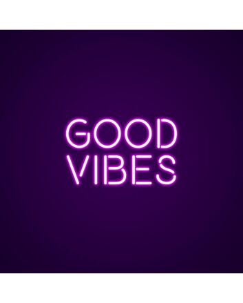 Good Vibes Neon Sign Spread positivity with this good vibes sign