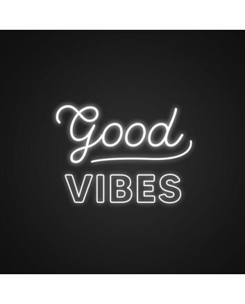 Good Vibes Neon Sign Spread positivity with this good vibes sign