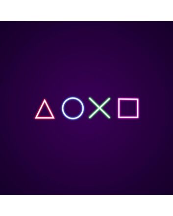 Playstation Neon Sign Ideal for gaming rooms and entertainment spaces