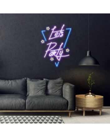 Lets Party Neon Sign Get the party started with this fun sign