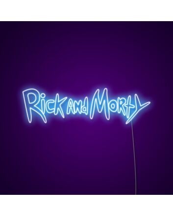 Rick And Morty Sign Neon Sign Perfect for fans of the show