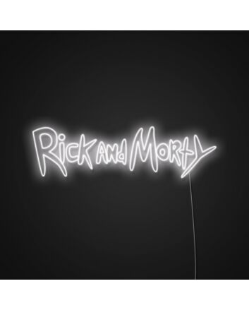 Rick And Morty Sign Neon Sign Perfect for fans of the show