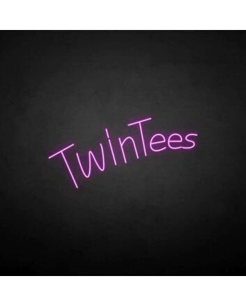 Twintees&#39; neon sign