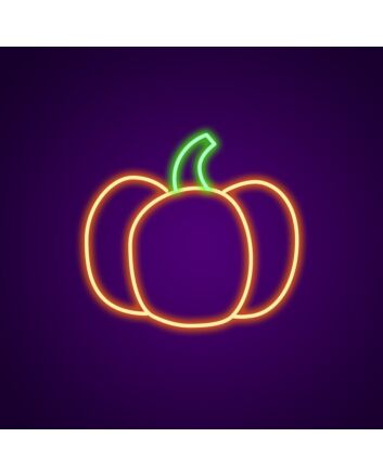 Pumpkin Custom Neon Sign Perfect for Halloween decorations
