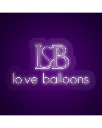 Love Balloons Neon Sign Perfect for romantic settings