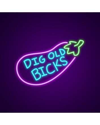 Dig Old Bicks Neon Sign Add humor to your space