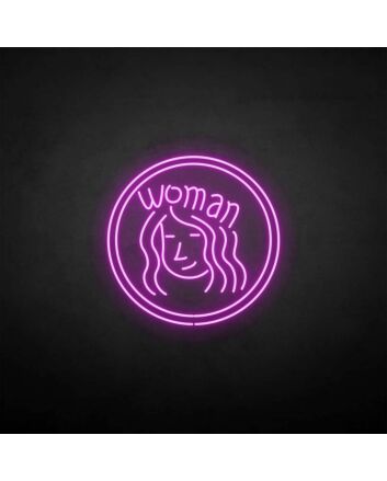 &#39;Woman&#39; neon sign