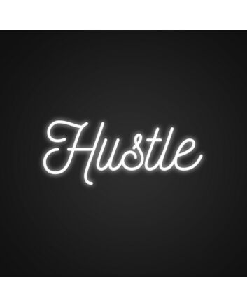 Amazing Hustle Neon Sign Inspire yourself with this motivational sign