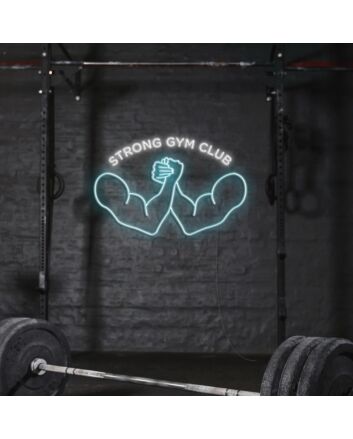 Strong Gym Club Neon Sign Motivate yourself at the gym