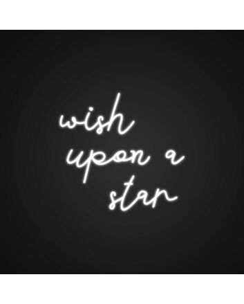 Wish Upon A Star Neon Sign Add a touch of magic to your decor
