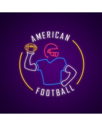 American Football Neon Sign Perfect for sports fans