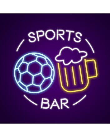 Awesome Sports Bar Neon Sign Attract customers to your sports bar