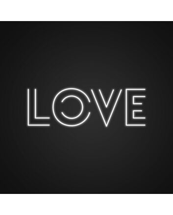 Modern Love Custom Neon Sign Create your own romantic ambiance