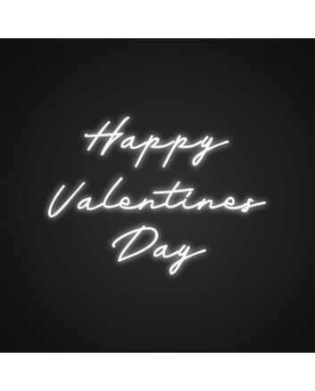 Happy Valentines Day Neon Sign Make Valentine's Day special with bright lights
