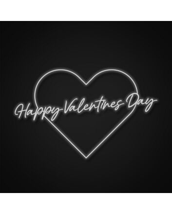 Happy Valentines Day Neon Sign Brighten up Valentine's Day celebrations
