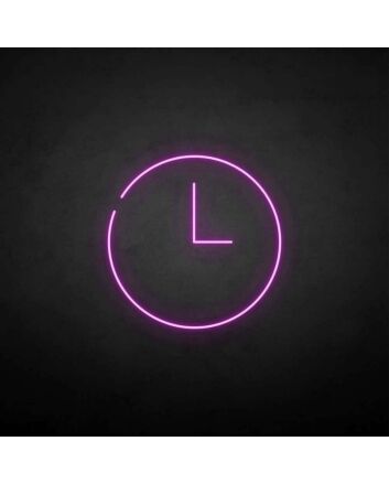 &#39;Time&#39; neon sign