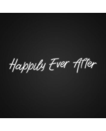 Happily Ever After Neon Sign Perfect for weddings and romantic events