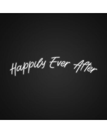 Happily Ever After Customizables Neon Sign Make romantic events unforgettable