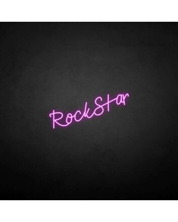 &#39;Rockstar&#39; neon sign