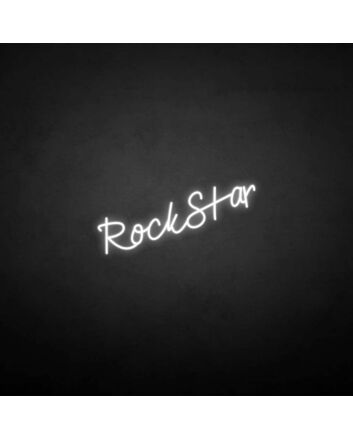 &#39;Rockstar&#39; neon sign
