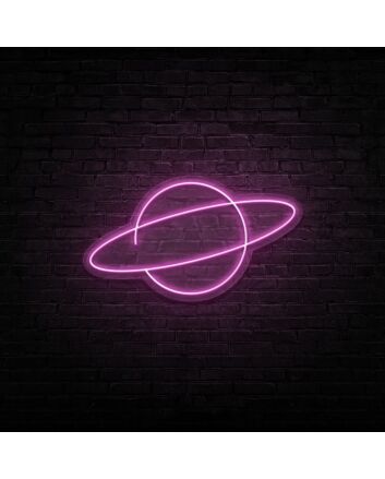 Planet Neon Sign Add a celestial and dreamy touch