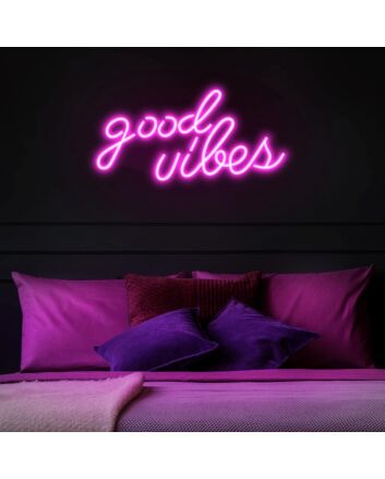 Good Luck and Blessings Neon Sign Home Office