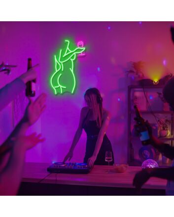 Green Mannequin Women's Bedroom Neon Sign Fashion Decor