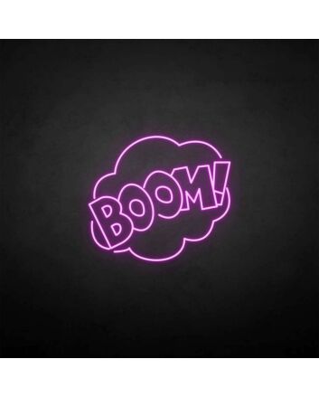 BOOM!&#39; neon sign
