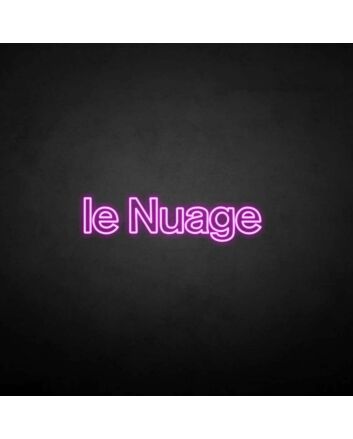 le Nuage&#39; neon sign