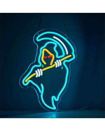 The Red-Eyed Wizard Neon Sign Fantasy Kids Room