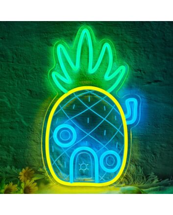 Wonderful Beckoning Pineapple Bedroom Neon Sign Tropical Vibes