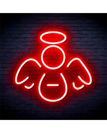Brighten Up Your Child's Bedroom or Playroom with the Angel Kid Room LED Neon Sign – Perfect for Nurseries and Birthday Celebrations!