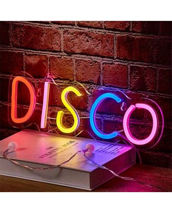 Transform your spaces into a vibrant dance floor - Perfect for Home Decor, Office Ambiance, Storefronts, Bars, Weddings, and Parties with Backboard LED Neon Light Disco.