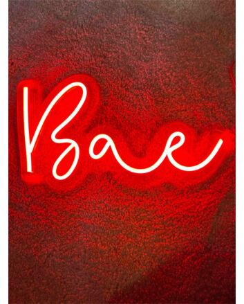 Brighten Your Space: From Weddings to Bars with Bae Custom LED Neon Light.