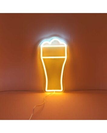 Brighten Your Bar, Man Cave, and Game Nights with the Beer LED Neon Sign.