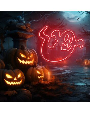 Halloween Ghost Neon Sign, Home Room Wall Decoration