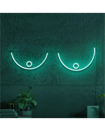 Brighten Your Bedroom or Add Flair to Your Next Party with the Boob Body Aesthetics LED Neon Light.