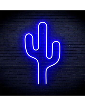 Brighten up your bar, storefront, or wedding ambiance with the vibrant Cactus Ultra-Bright LED Neon Sign.