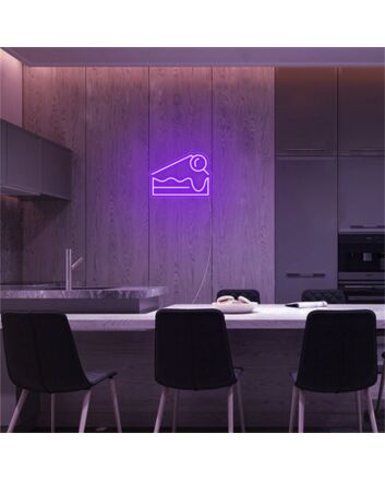 Brighten Your Café or Dessert Corner with the Cheesecake LED Neon Sign – Perfect for Home, Weddings, and Parties.