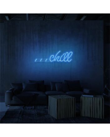 Brighten Up Your Bar, Office, and Home Décor with the Versatile Chill LED Mini LED Neon Sign.