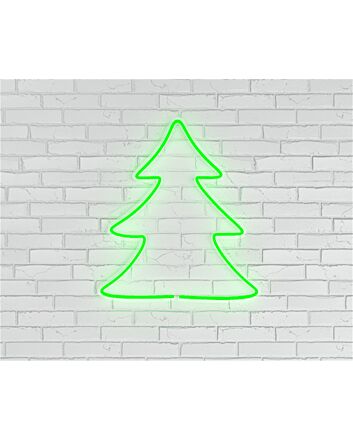 Brighten Up Your Festive Decor: Mini Christmas Tree LED Neon Sign for Home, Office, and Holiday Celebrations
