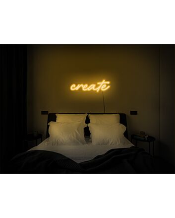 Brighten up Your Bar, Office, and Weddings with the Versatile Create LED Neon Sign.