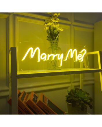 &#39;Marry Me&#39; Neon Sign