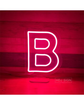 Brighten Up Your Birthday Bash, Bar, or Bedroom with the Versatile Customized LED Neon Light Letter B Neon Sign.