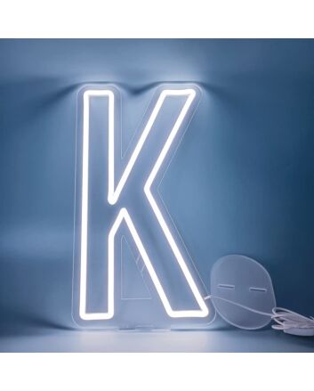 Brighten Your Celebrations and Spaces: Customized LED Neon Light Letter K for Birthdays, Weddings, and Bars.