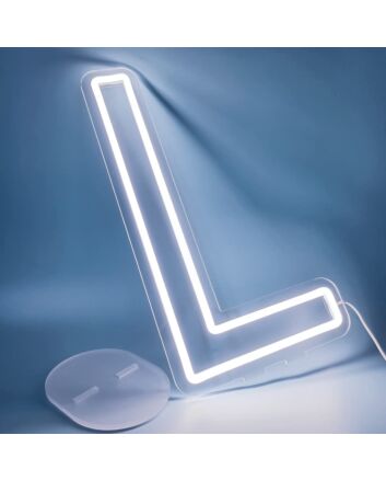 Brighten Up Your Special Day: Use Customized LED Neon Light Letter L for Birthdays, Weddings, and Bar Celebrations.